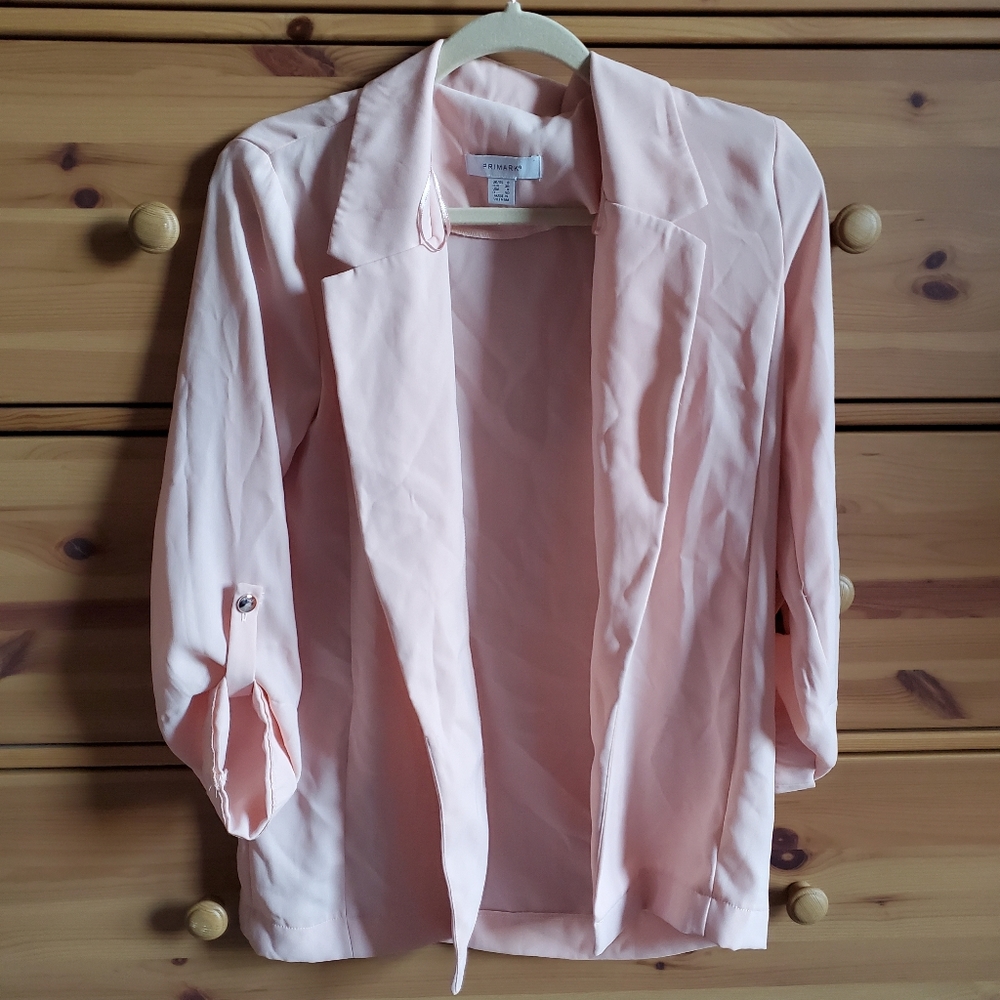 Primark Light Flowy Baby Pink Blazer
